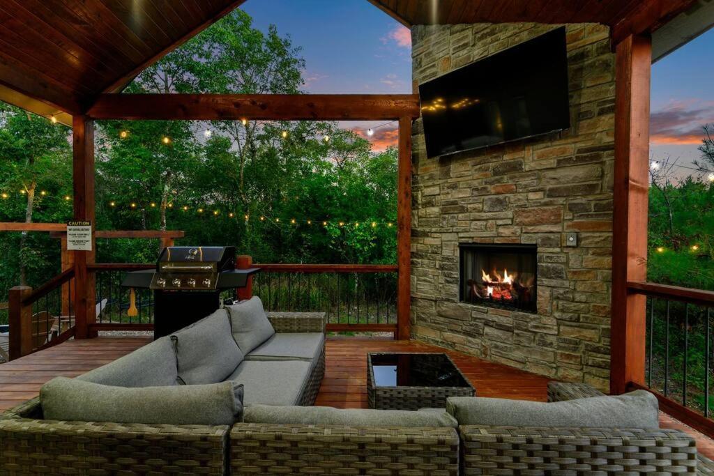 Under The Stars - Secluded, Hot Tub, Firepit, Games Villa Broken Bow Exterior photo
